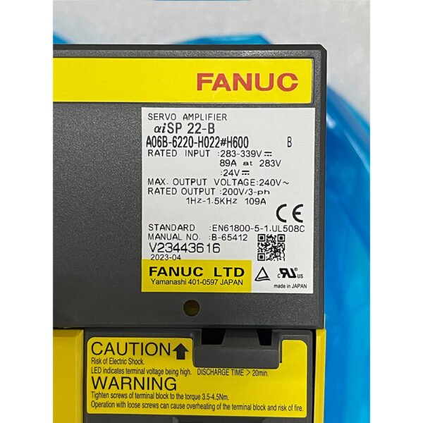 A06B-6220-H022#H600 FANUC (Motor) - Image 2