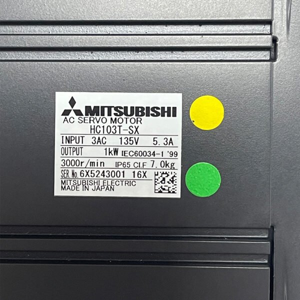 HC103T-SX MITSUBISHI AC SERVO MOTO - Image 2
