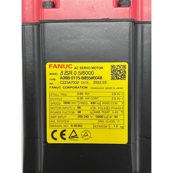 A06B-0115-B855#0048 FANUC (Motor) - Image 2