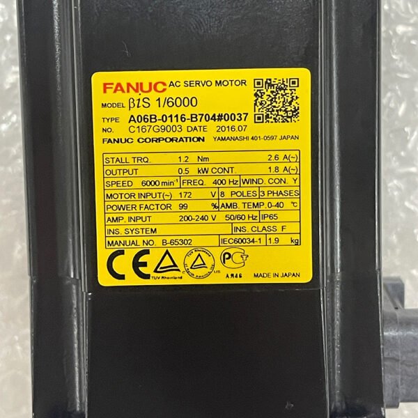 A06B-0116-B704#0037 FANUC (Motor) - Image 2