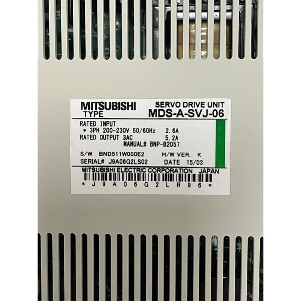 MDS-A-SVJ-06 Mitsubishi Meldas AC Servo Drive Free Shipping - Image 2