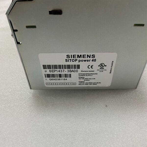 6EP1437-3BA00 Siemens Switched Mode DIN Rail Power Supply Free Shipping - Image 2