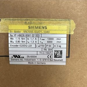 1FK7032-5AK71-1DA3 Siemens Servo Motor