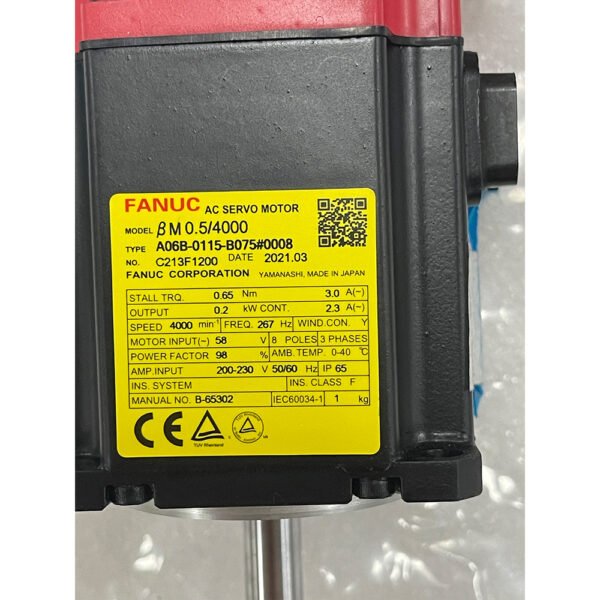 A06B-0115-B075#0008 FANUC (Motor) - Image 2