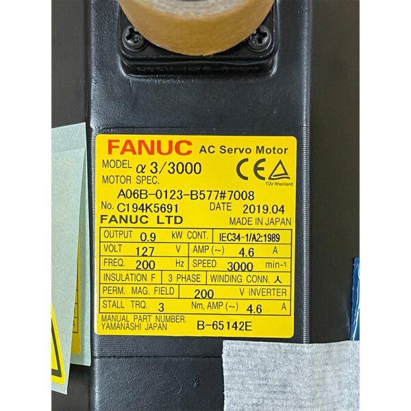 A06B-0123-B577#7008 FANUC (Motor) - Image 2