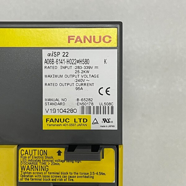 A06B-6141-H022#H580 FANUC Amplifier(driver) - Image 2
