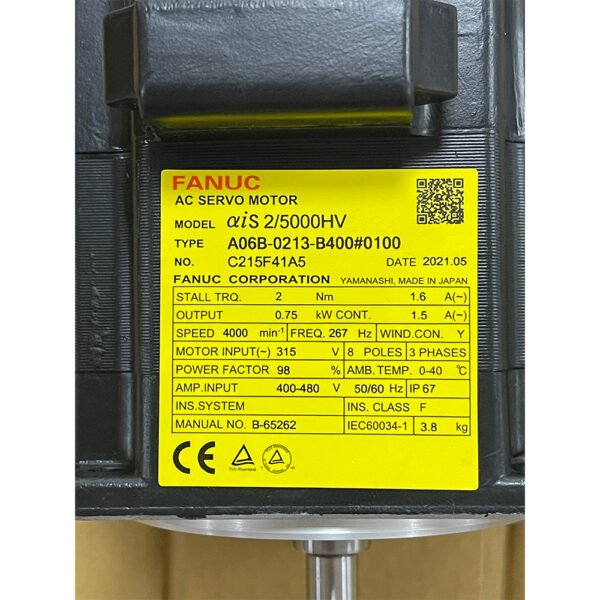A06B-0213-B400#0100 FANUC (Motor) - Image 2