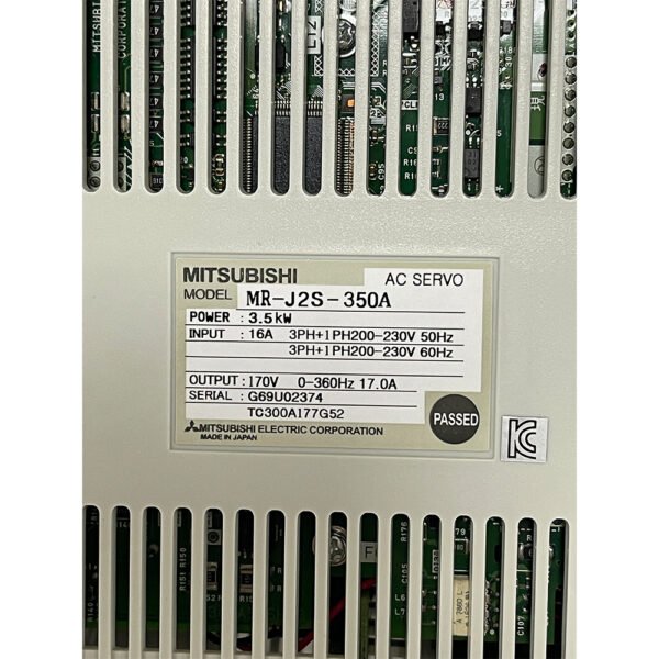MR-J2S-350A MITSUBISHI AC SERVO - Image 2