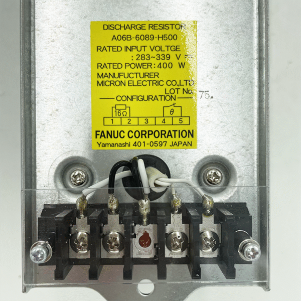 A06B-6089-H500 FANUC DISCHARGE RESISTOR UNIT - Image 7
