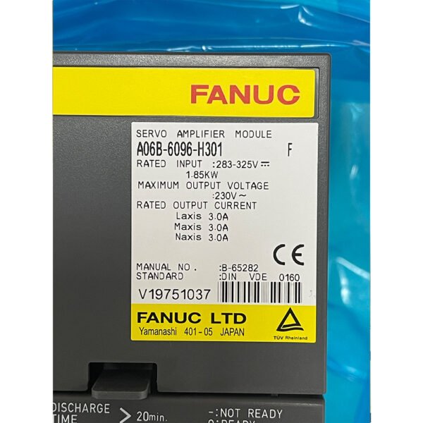 A06B-6096-H301 - Fanuc Servo Amplifier Module - Image 2